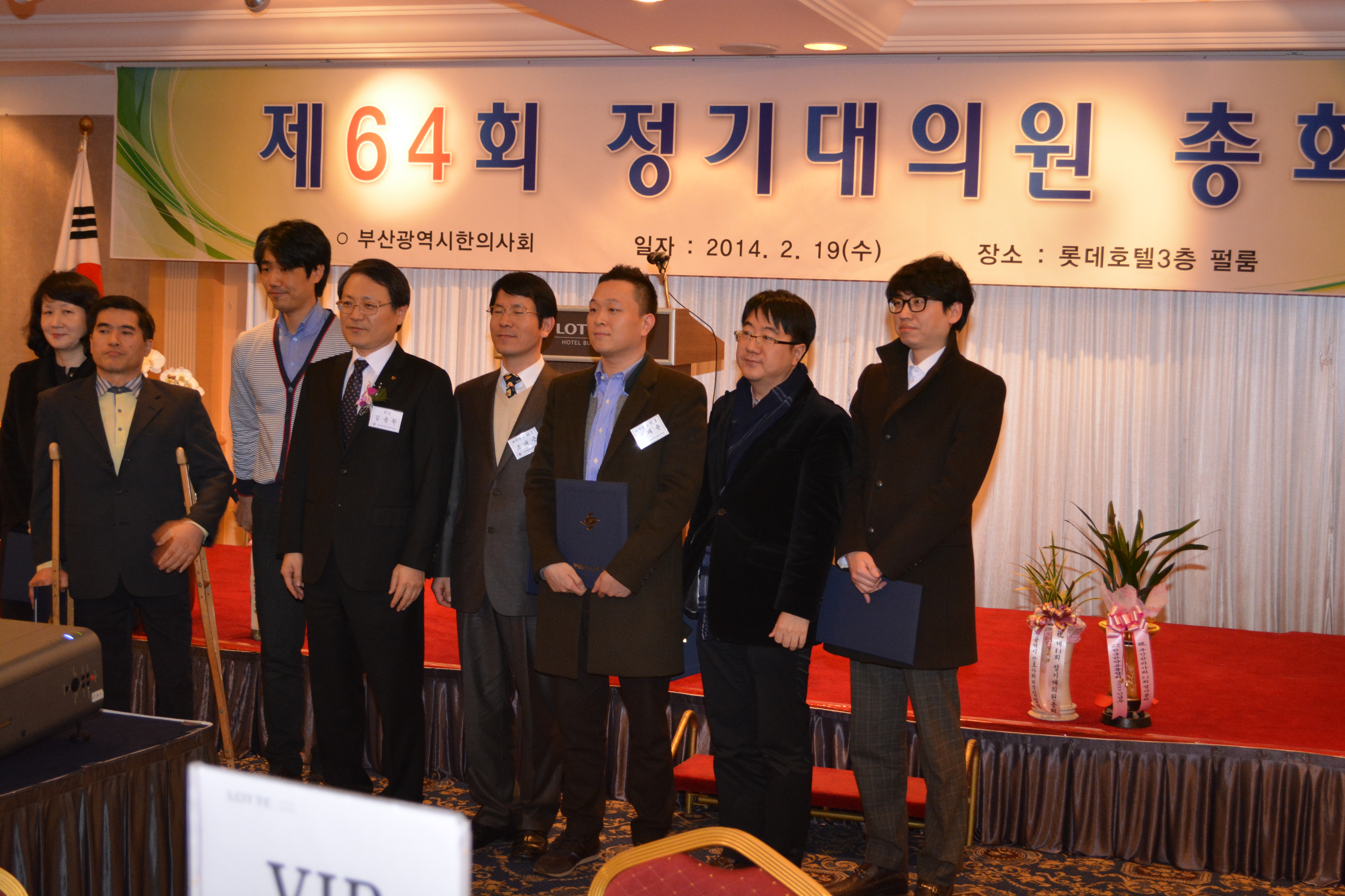 수상자와 함께한 김용환 회장