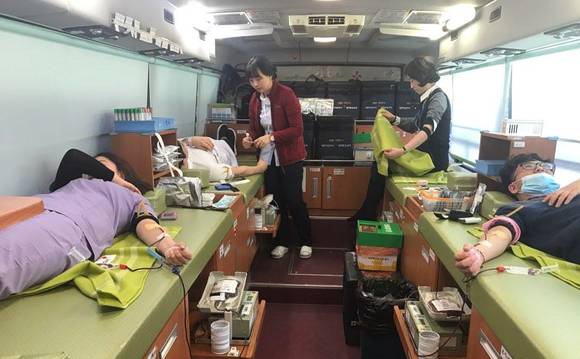 해동병원 ‘사랑의 헌혈운동’ 현장